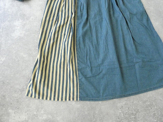 tumugu(ツムグ) デニム×ヒッコリー　ストライプ2WAYワンピースの商品画像41