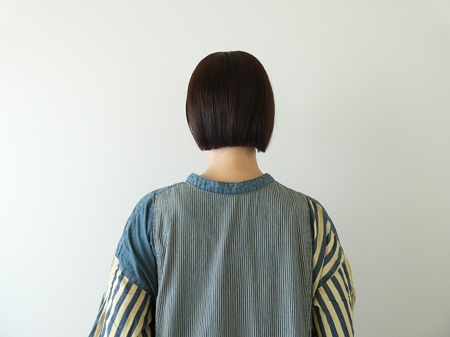 tumugu(ツムグ) デニム×ヒッコリー　ストライプ2WAYワンピースの商品画像6