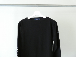 SAINT　JAMES(セントジェームス) ひじパッチボーダーカットソー NOIR/NOIR/ECRUの商品画像21