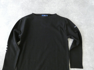 SAINT　JAMES(セントジェームス) ひじパッチボーダーカットソー NOIR/NOIR/ECRUの商品画像23