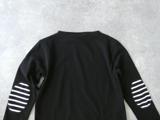 SAINT　JAMES(セントジェームス) ひじパッチボーダーカットソー NOIR/NOIR/ECRUの商品画像29