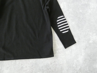 SAINT　JAMES(セントジェームス) ひじパッチボーダーカットソー NOIR/NOIR/ECRUの商品画像32