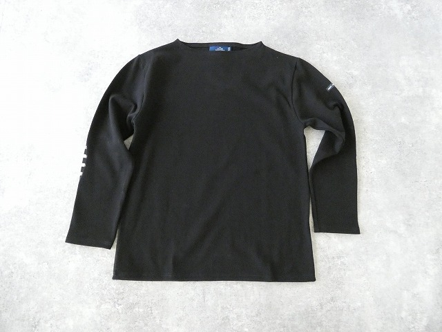 SAINT　JAMES(セントジェームス) ひじパッチボーダーカットソー NOIR/NOIR/ECRUの商品画像9