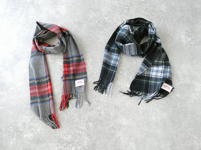 DANTON(ダントン) ウールカシミアチェックマフラーの商品画像2