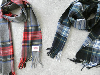 DANTON(ダントン) ウールカシミアチェックマフラーの商品画像21