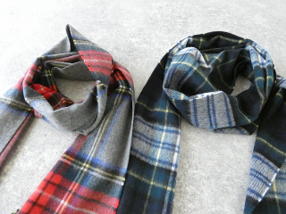 DANTON(ダントン) ウールカシミアチェックマフラーの商品画像22