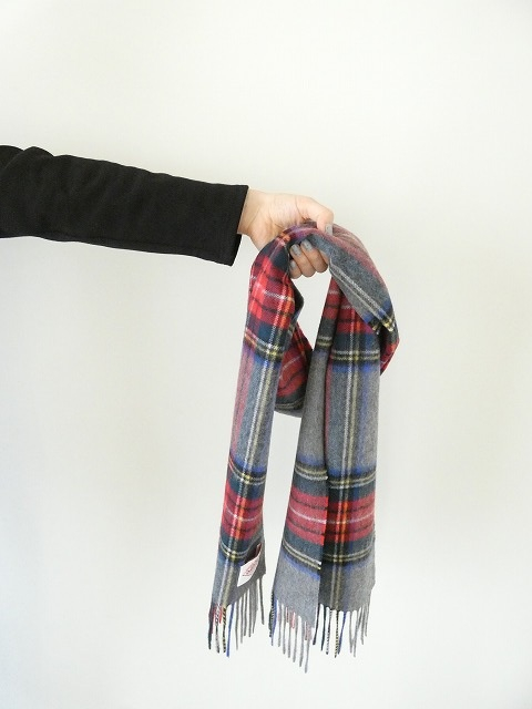 DANTON(ダントン) ウールカシミアチェックマフラーの商品画像5