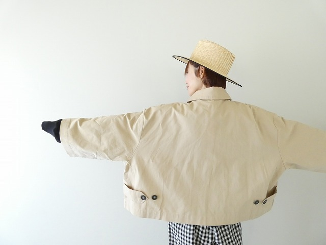 maomade(マオメイド) シャツ感覚で羽織れる身幅おっきめステンカラージャケットの商品画像10