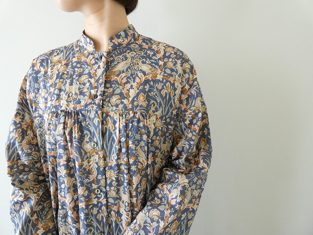 SARAHWEAR(サラウェア) Liberty joanスタンドカラーギャザーシャツドレスの商品画像4