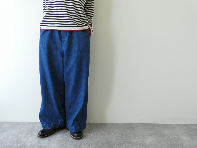 TRAVAIL MANUEL(トラバイユマニュアル) ムラ糸デニムノーティカルパンツの商品画像3