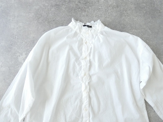 vb コットンヤーンウォッシュフリルブラウスの商品画像25