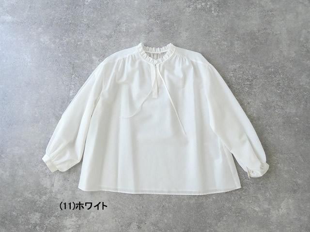 BALLSEY(ボールジィ) ハイカウントポプリンフリルシャツブラウスの商品画像11