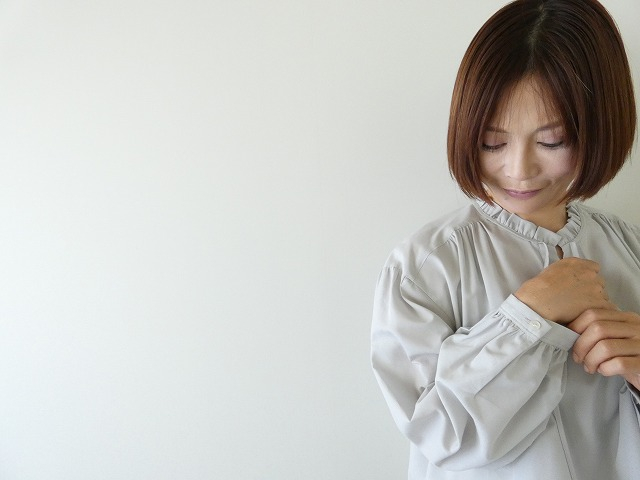 BALLSEY(ボールジィ) ハイカウントポプリンフリルシャツブラウスの商品画像6