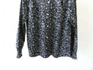 sosotto(ソソット) リバティコーデュロイバンドカラー袖シャーリングブラウスの商品画像22