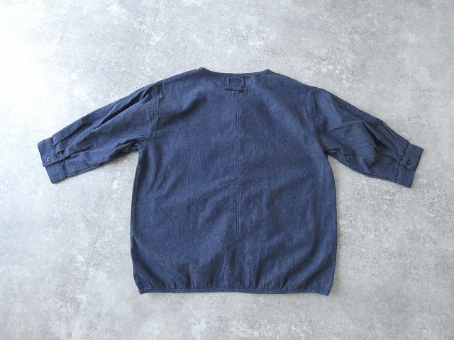 Blue Lake Market(ブルーレイクマーケット) 6オンスライトデニムパイピングシャツブルゾンの商品画像10