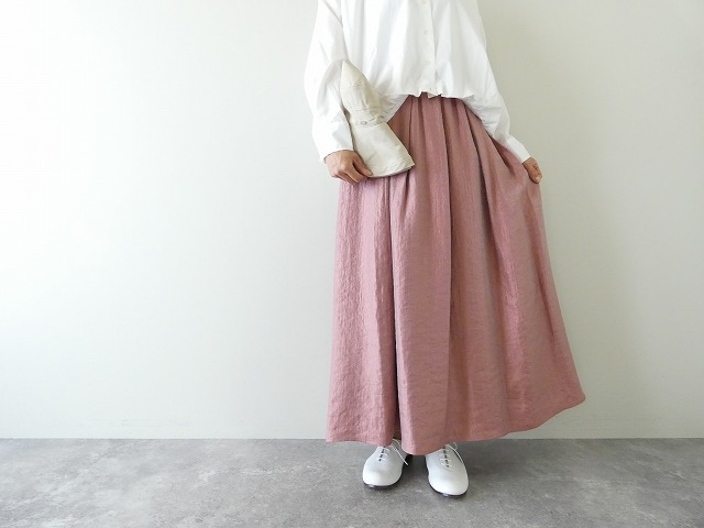 ma couleur(マ クルール) スパークビンテージタック＆ギャザーロングスカートの商品画像2