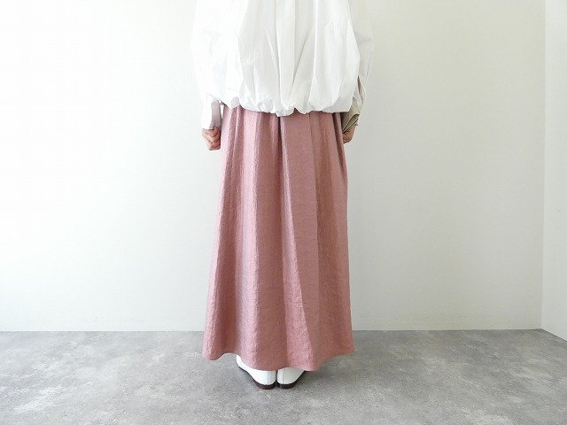 ma couleur(マ クルール) スパークビンテージタック＆ギャザーロングスカートの商品画像4