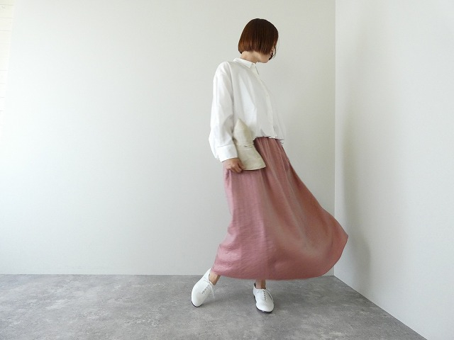 ma couleur(マ クルール) スパークビンテージタック＆ギャザーロングスカートの商品画像6