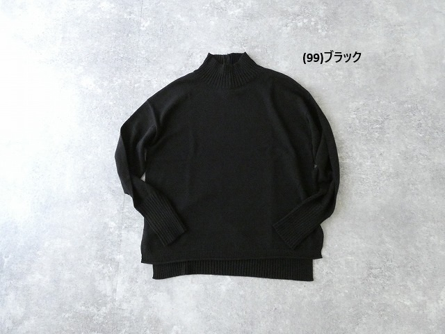 maomade(マオメイド)  いつもの異ゲージリブハイネックプルオーバーの商品画像13