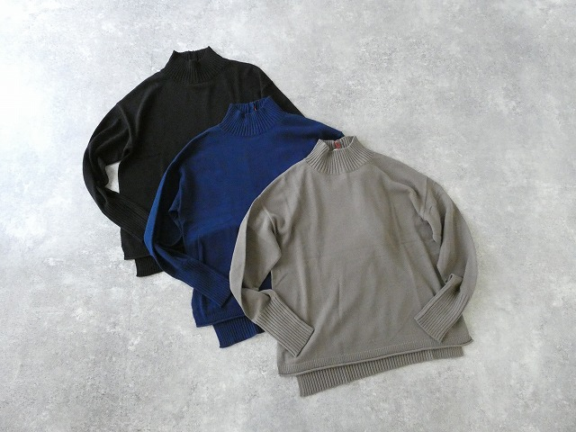 maomade(マオメイド)  いつもの異ゲージリブハイネックプルオーバーの商品画像14