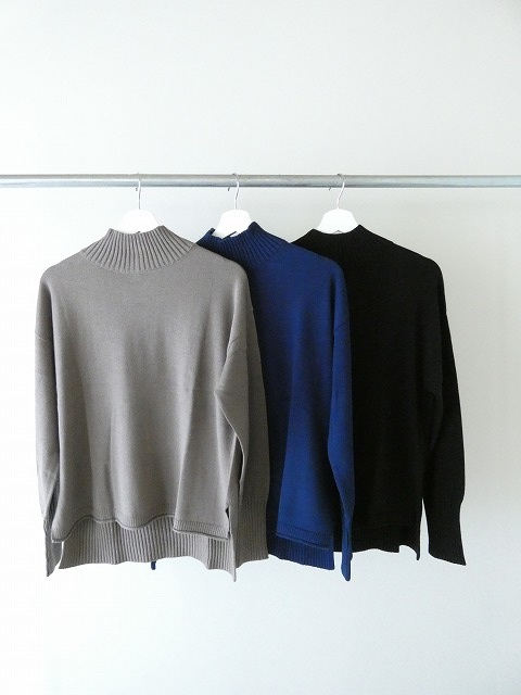 maomade(マオメイド)  いつもの異ゲージリブハイネックプルオーバーの商品画像2
