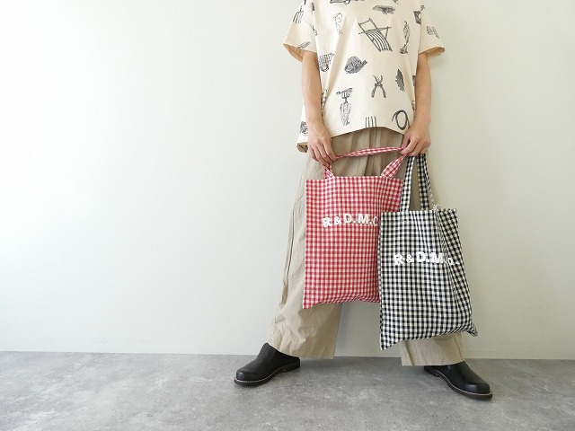 R&D.M(オールドマンズテーラー) GINGHAM CHECK TOTE BAGの商品画像1
