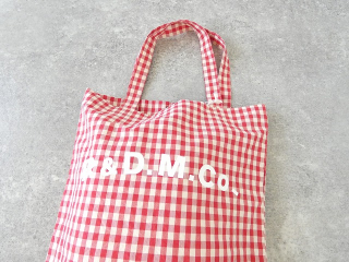 R&D.M(オールドマンズテーラー) GINGHAM CHECK TOTE BAGの商品画像25