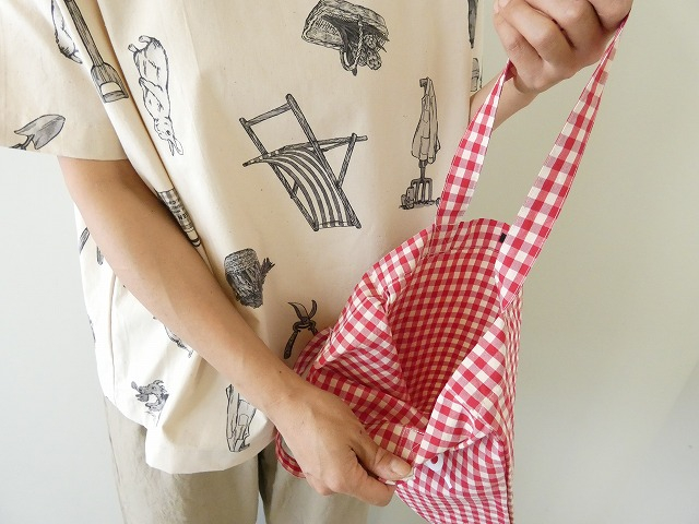R&D.M(オールドマンズテーラー) GINGHAM CHECK TOTE BAGの商品画像7