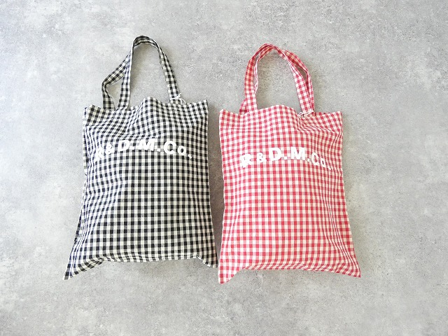 R&D.M(オールドマンズテーラー) GINGHAM CHECK TOTE BAGの商品画像8