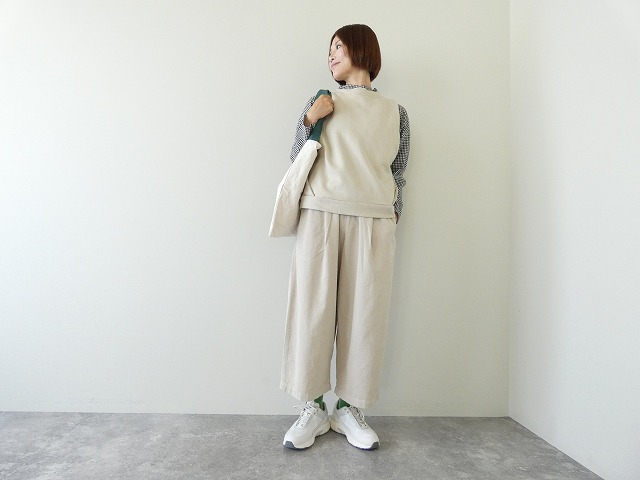 sabbatum(サバタム) 裏毛カシュクールベストの商品画像2