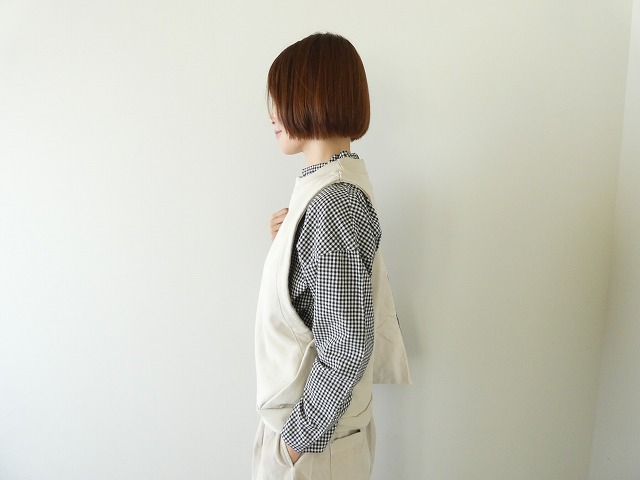 sabbatum(サバタム) 裏毛カシュクールベストの商品画像5