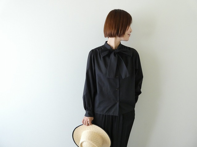 SARAHWEAR(サラウェア) Robbin Cotton Broadボウタイブラウスの商品画像2