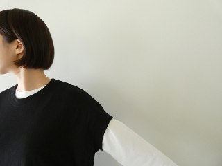 TANG(タング) スーピマコットン変形袖Tシャツの商品画像14
