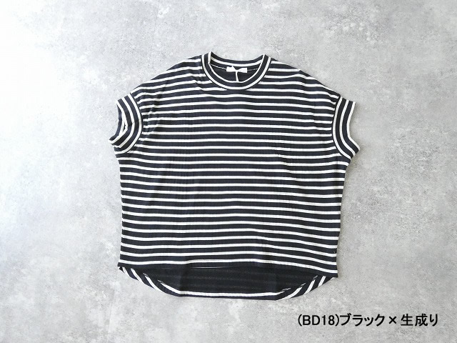 TANG(タング) スーピマコットン変形袖Tシャツの商品画像27