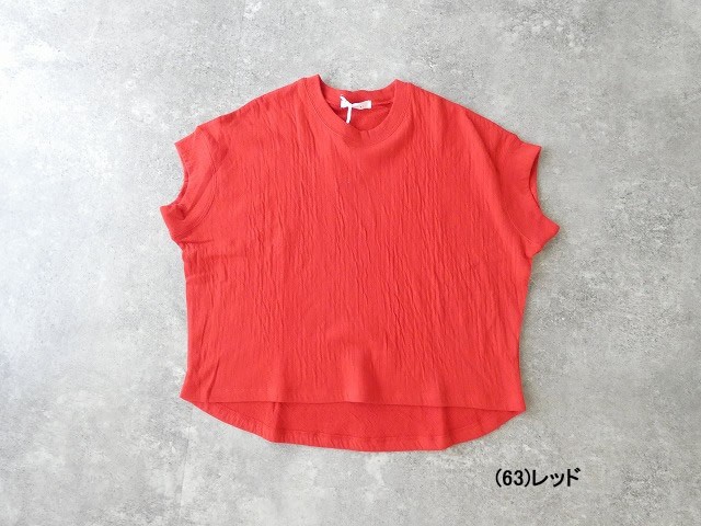 TANG(タング) スーピマコットン変形袖Tシャツの商品画像35