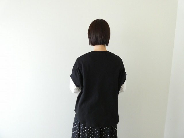 TANG(タング) スーピマコットン変形袖Tシャツの商品画像5
