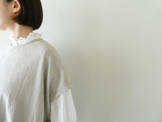 TANG(タング) 変形パイルジャガード半袖プルオーバーの商品画像13