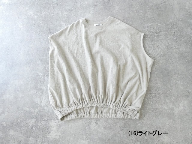 TANG(タング) 変形パイルジャガード半袖プルオーバーの商品画像19