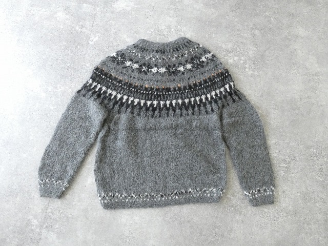 ichiAntiquite's(イチアンティークス) ノルディック柄ペルーハンドニットプルオーバーの商品画像12