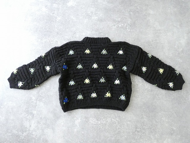 ichiAntiquite's(イチアンティークス) 花刺繍ペルーハンドニットプルオーバーの商品画像12