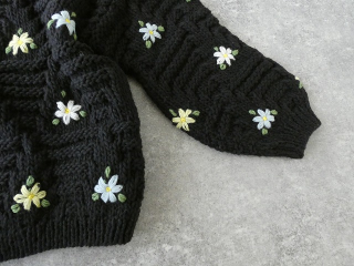 ichiAntiquite's(イチアンティークス) 花刺繍ペルーハンドニットプルオーバーの商品画像27