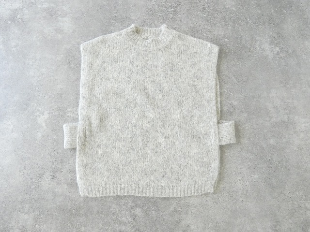 Hands　of　creation(ハンズオブクリエイション) アルパカエアークルーネックベストの商品画像9