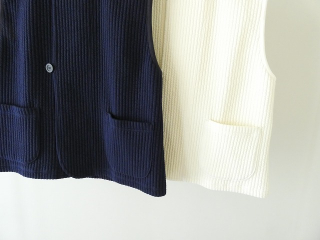 grin(グリン) ストライプキルトスタンドベストの商品画像22
