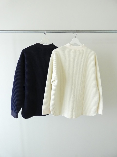 grin(グリン) ストライプキルトモックラウンドプルオーバーの商品画像14