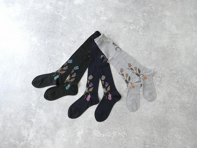 ANTIPAST(アンティパスト) BOUQUET TULIP HIGH SOCKSの商品画像1