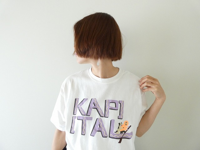 KAPITAL(キャピタル) 天竺クルーT　カヌーKAPITALプリントの商品画像1