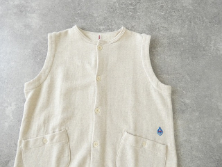 快晴堂(かいせいどう) Girl's 軽い裏毛ボタンベストの商品画像35