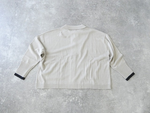 maomade(マオメイド) 配色ライン入りポロカーディガンの商品画像14