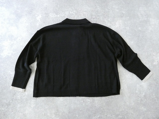 maomade(マオメイド) 配色ライン入りポロカーディガンの商品画像15