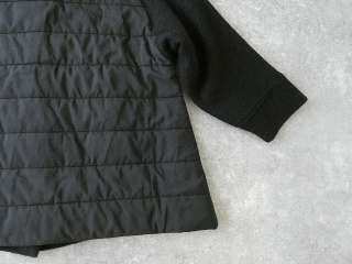 maomade(マオメイド) 圧縮ウール×中綿キルトドッキング モックネックAラインコートの商品画像44